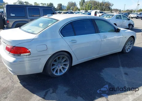 2006 BMW 750Li z USA, uszkodzony, nr VIN WBAHN83576DT32820
